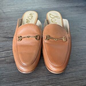 Sam Edelman Tan Leather Loafers
